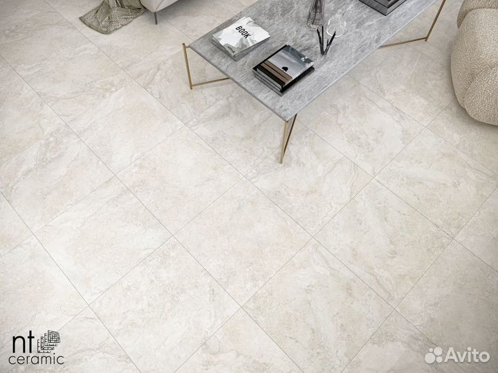 Керамогранит Travertine Bianco 60 x 60 Матовый