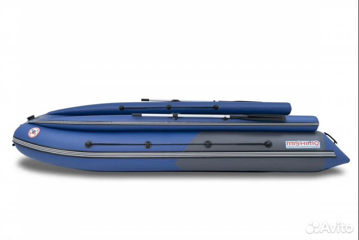 Лодка mishimo river fjet PRO 460 под водомет blue