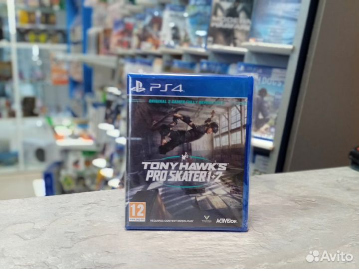 Tony Hawk's Pro Skater 1 + 2 (PS4) б\у