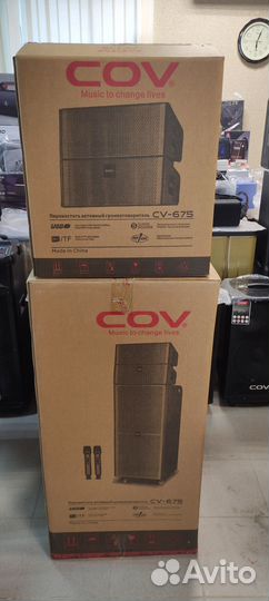 COV LX 675 Концертная bluetooth колонка 400-500W