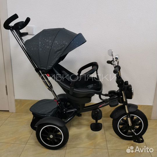 Трёхколёсный детский велосипед 5199 серый