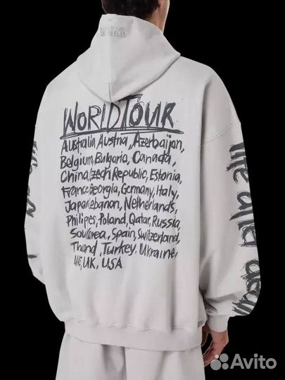 Vetements худи Worldtour