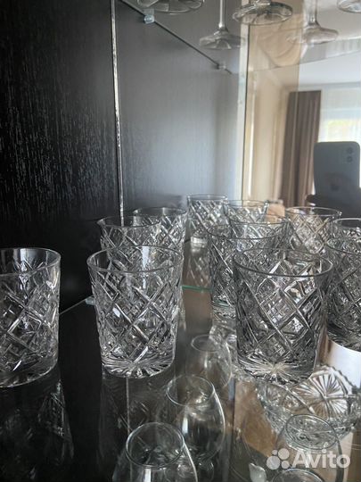 Ваза хрустальная