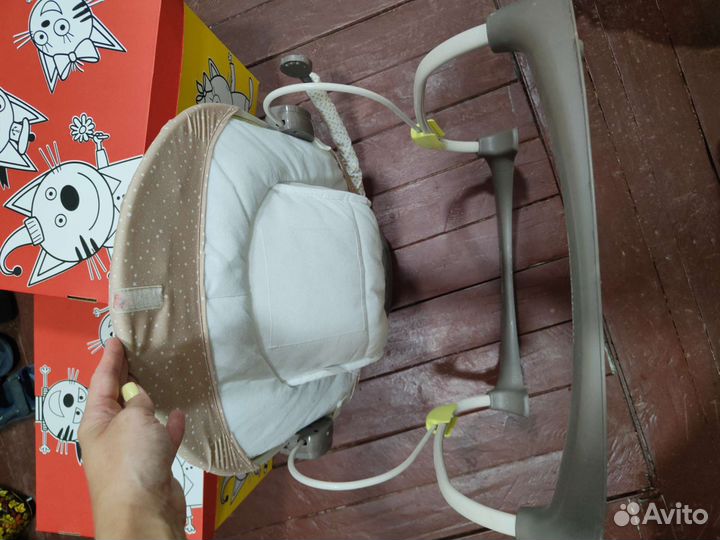 Детские качели шезлонг