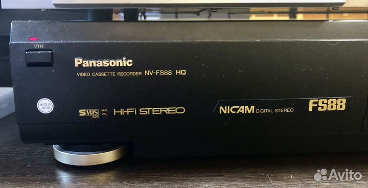 Panasonic NV-FS88, видеомагнитофон HiFi, пульт