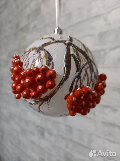 Новогодние шары ручной работы