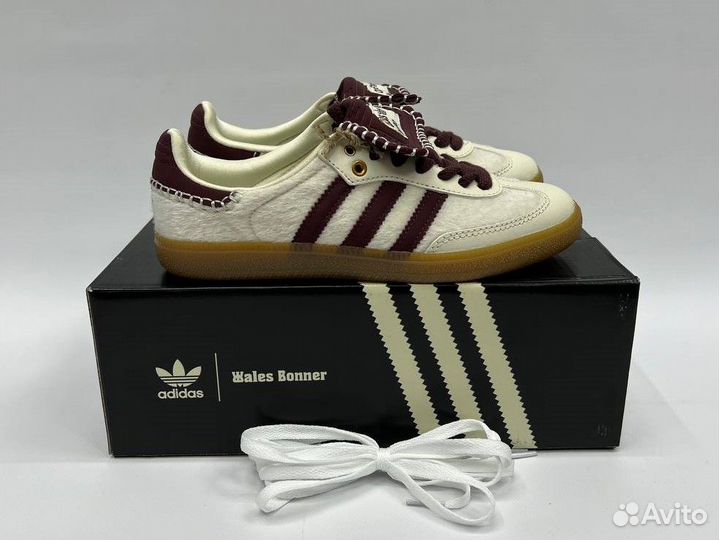 Кроссовки Adidas Samba Wales Bonner Cream White