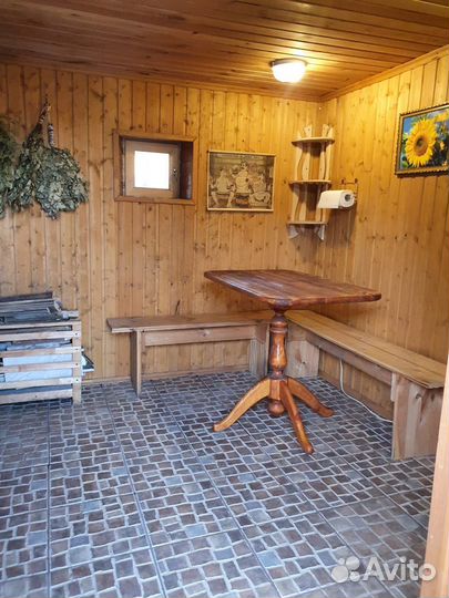 Баня на дровах домашняя