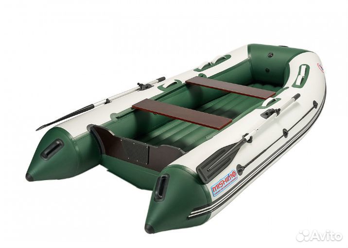 Лодка mishimo lite 400 зелено-серый