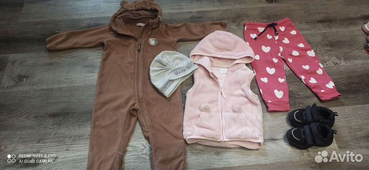Вещи пакетом на девочку 86 осень