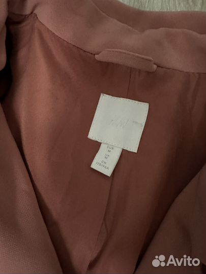 Плащ розовый H&M