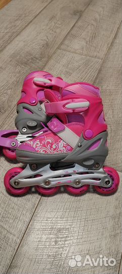 Роликовые коньки детские раздвижные 30-33