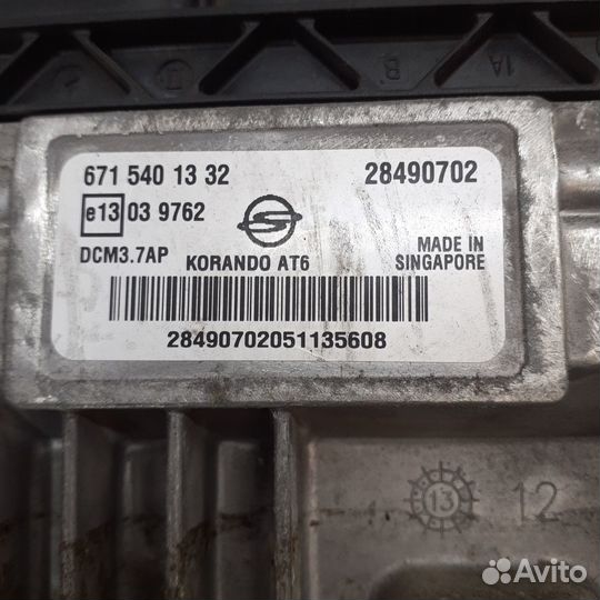 Блок управления двигателем ssangyong korando C
