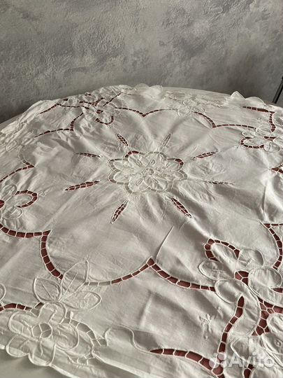 Скатерть Ришелье винтаж