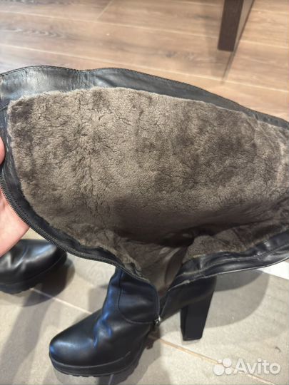 Сапоги женские зимние натуральная кожа