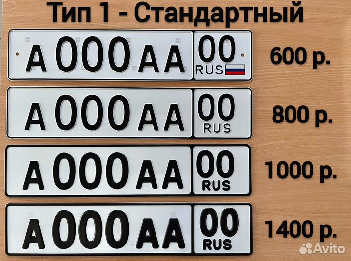 Изготовление дубликат гос номер Радужный