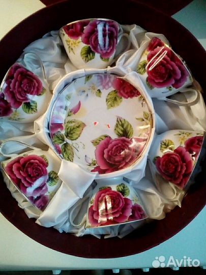 Новый чайный набор фарфор