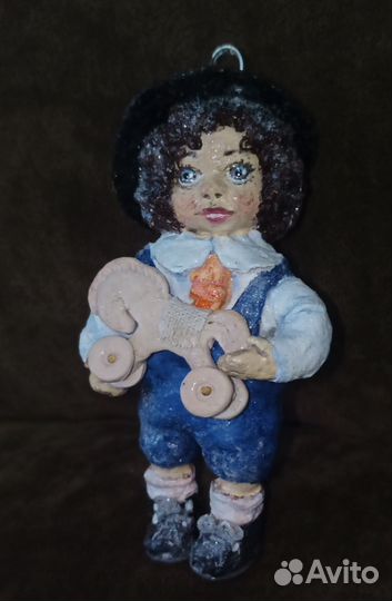 Ватные елочные игрушки СССР