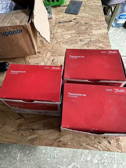 Термостатический комплект угловой Danfoss