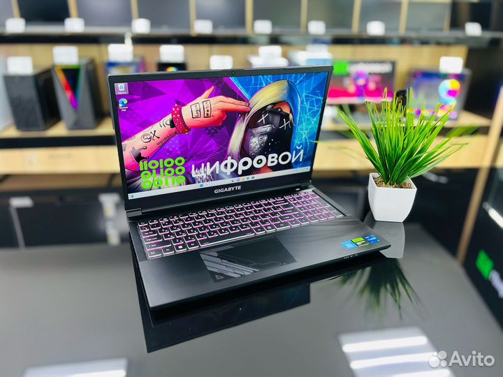 Игровой ноутбук intel Core i5-12500H/RTX 4050/SSD