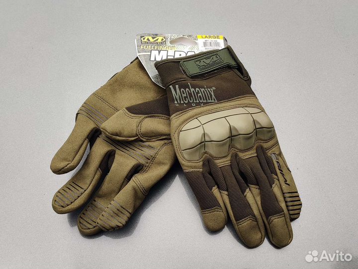 Тактические перчатки Mechanix M-pact 3, olive