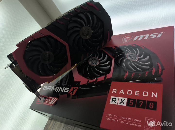 Видеокарта MSI Radeon RX 570 4096MB Gaming X