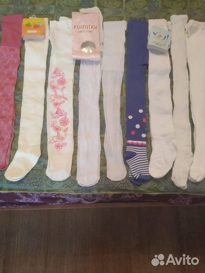 Колготы пакетом на рост 104-110