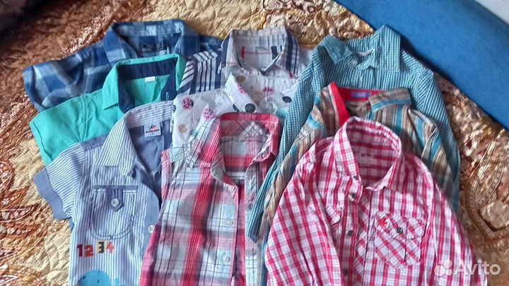 Рубашка на мальчика 92