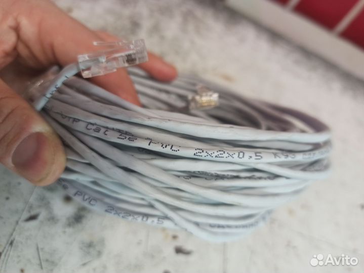 Кабель Lan U/UTP CAT 5e PVC 2x2x0,5 K93