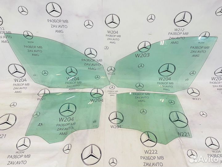 Стекло двери Mercedes W204