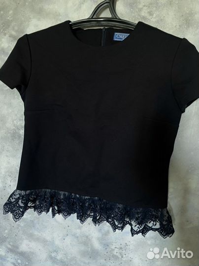 Школьная кофта с коротким рукавом для девочки