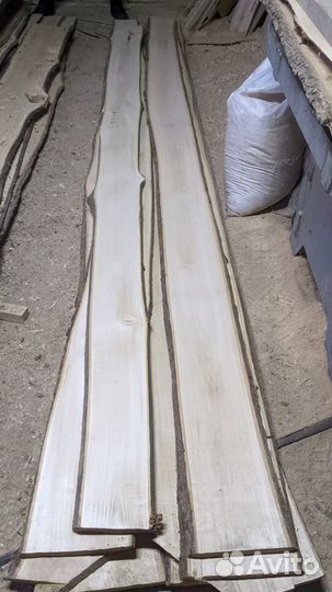 Доска необрезная Липа. Стиль Леший