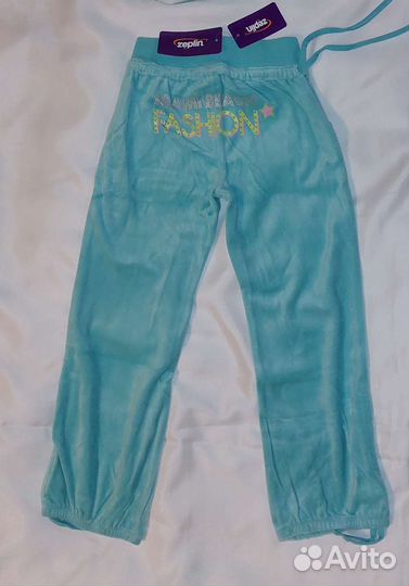 Новый велюровый спортивный костюм 116 размер