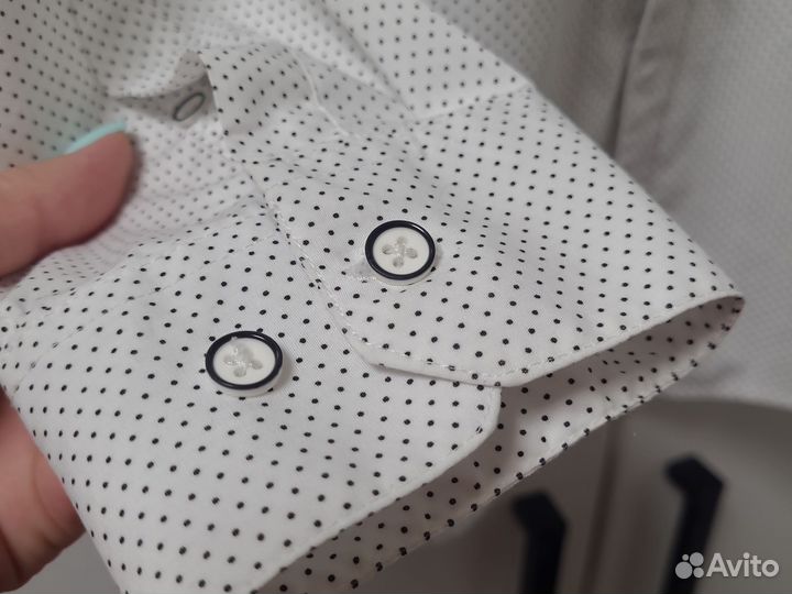 Рубашка в горошек, Zolla на подростка 170-176