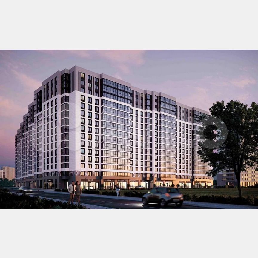 1-к. квартира, 42 м², 2/16 эт.