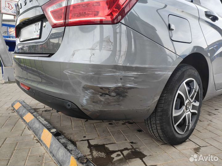 Задний бампер LADA Vesta Цвет Плутон 608