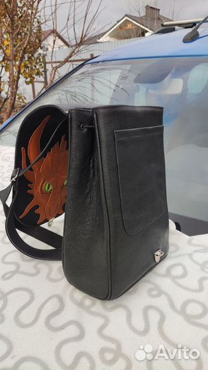 Рюкзак кожаный 