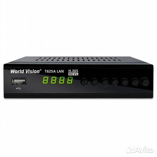 Тв ресивер World Vision T625A LAN DVB-T2 (H.265)