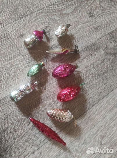 Ёлочные украшения из СССР