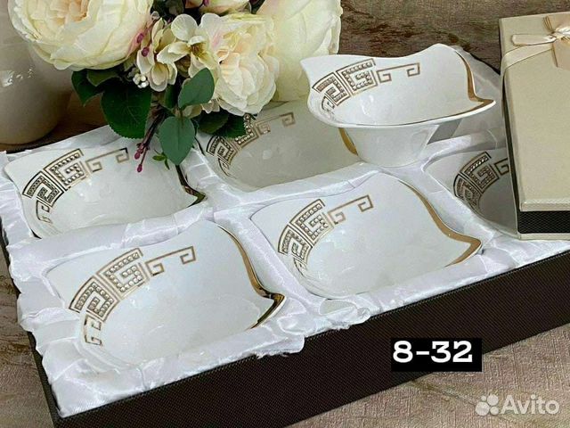 Набор салатников из фарфора