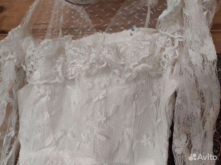 Свадебное платье винтажное
