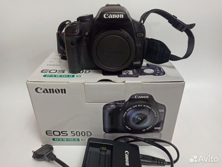 Фотоаппарат Canon 500D body или 18-135 kit