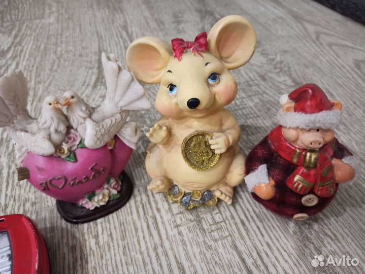 Копилка мышка и фигурки