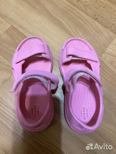 Сандалии crocs для девочки бу