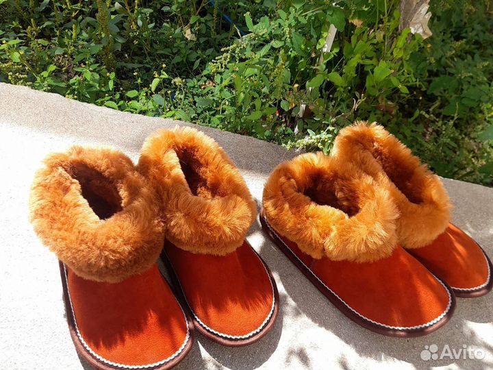 Чуни из овчины