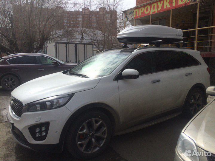 Автобокс багажник на крышу KIA Sorento Prime