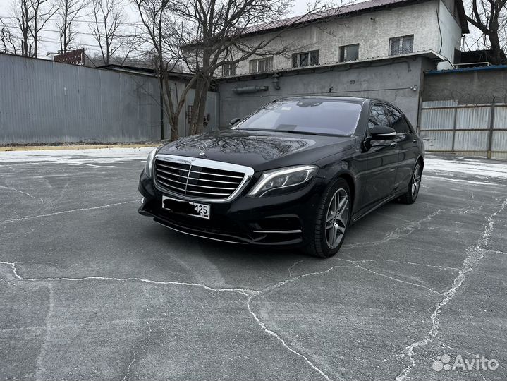 Аренда Mercedes S class с водителем