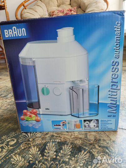 Центробежная соковыжималка Multiquick braun MP 80