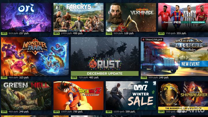 Игры Steam подарком (gift), ключи Steam (Стим)