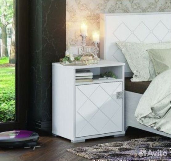 Сальма тб 021 Тумба прикроватная (Дуб анкор/Белый
